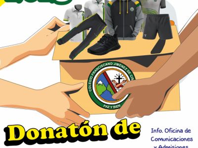 REGRESA LA DONATÓN DE UNIFORMES EN BUEN ESTADO 